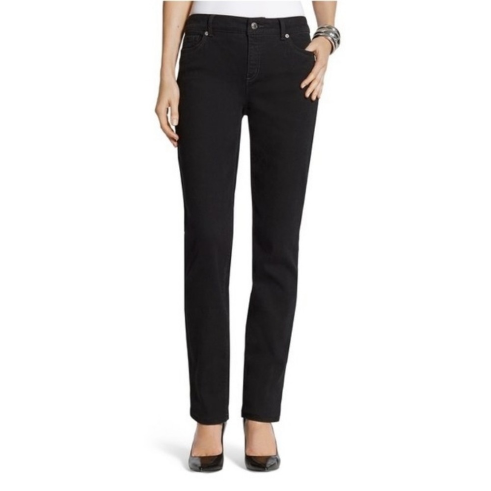 Chico’s The So Soft Lifting Straight Leg Black Jean NWT XS/2 - Chicos Size 00 S